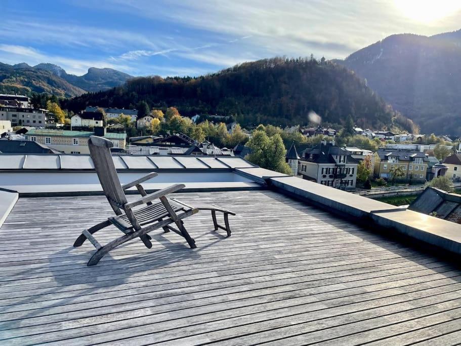 Luxus Penthouse Mit Panoramablick Apartment Бад Ишл Екстериор снимка